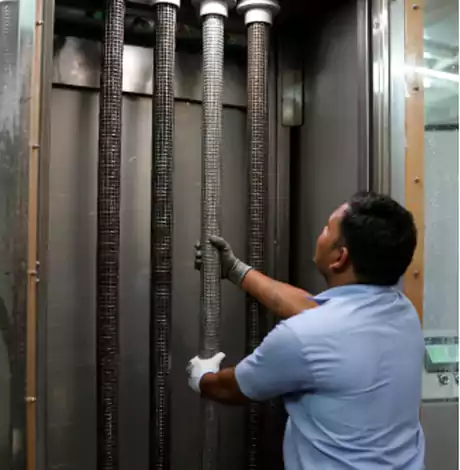 Automatic High-Pressure Candle Cleaning System for Metallic Filters